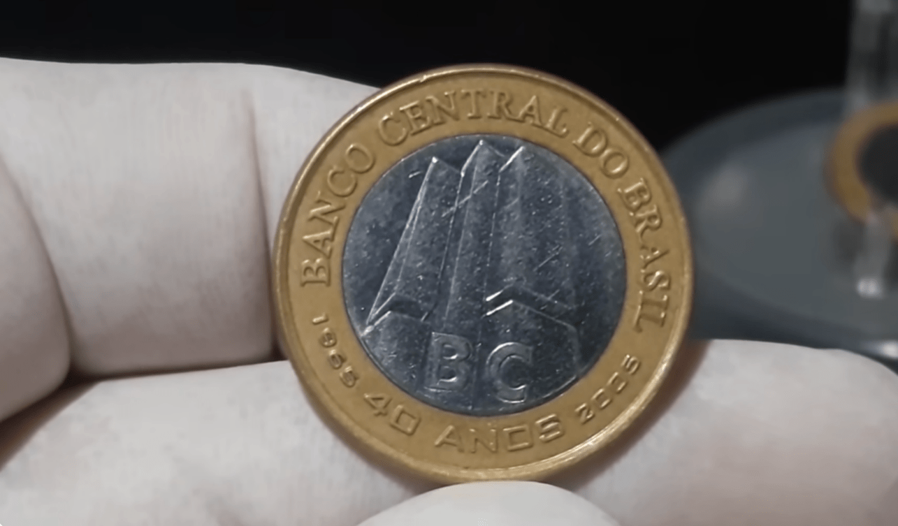 moeda 40 anos do Banco Central